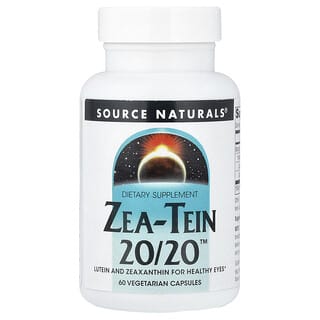 Source Naturals, Zea-Tein 20/20, 60 capsule vegetariene