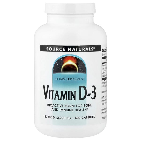 Vitamin D-3, 400 Capsules