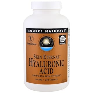 Source Naturals, Гиалуроновая кислота Skin Eternal, 50 мг, 240 таблеток