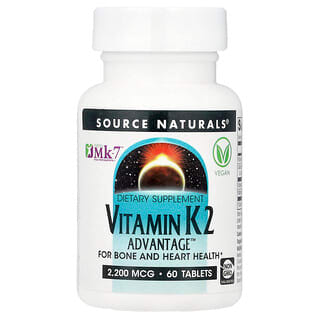 Source Naturals, Vitamina K2, 60 de comprimate