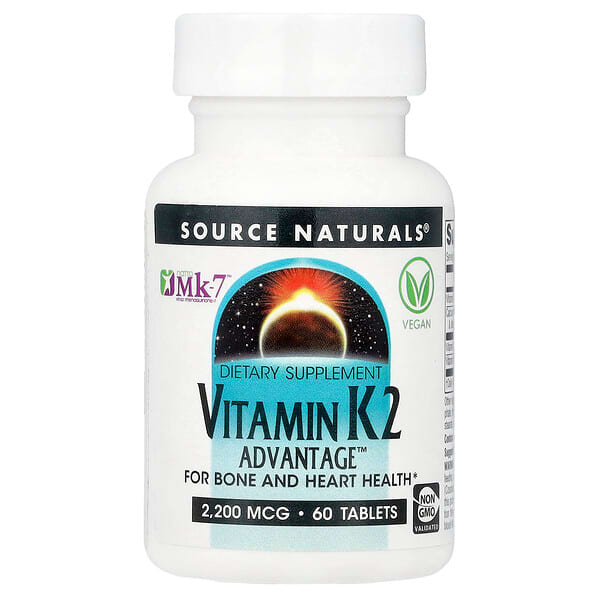Source Naturals, Vitamin K2, 60 Tabletten