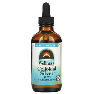Source Naturals, Wellness Colloidal Silver, 45 PPM, 4 fl oz (118.28 ml)