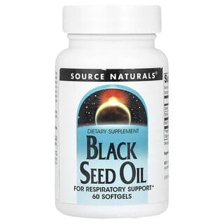 Source Naturals, Black Seed Oil, Schwarzkümmelöl, 60 Weichkapseln