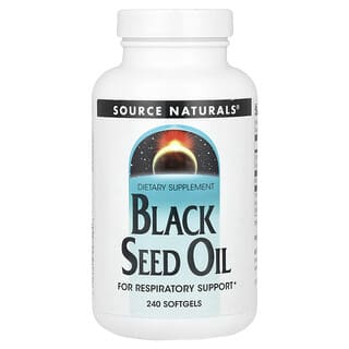 Source Naturals, Huile de graine de nigelle, 240 capsules à enveloppe molle