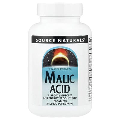 Source Naturals, Malic Acid, 60 Tablets