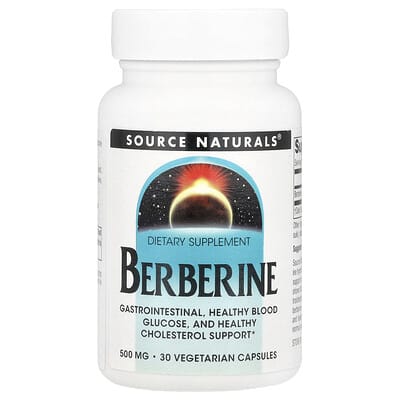 Source Naturals, Berberine, 500 mg, 30 Vegetarian Capsules