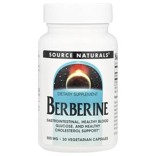 Source Naturals, Berberina, 500 mg, 30 cápsulas vegetales