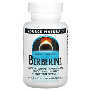 Source Naturals, Berberina, 500 mg, 60 cápsulas vegetales