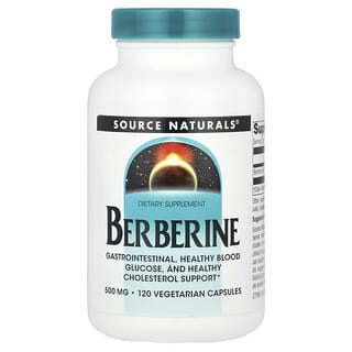 Source Naturals, Berberine, Berberin, 500 mg, 120 pflanzliche Kapseln