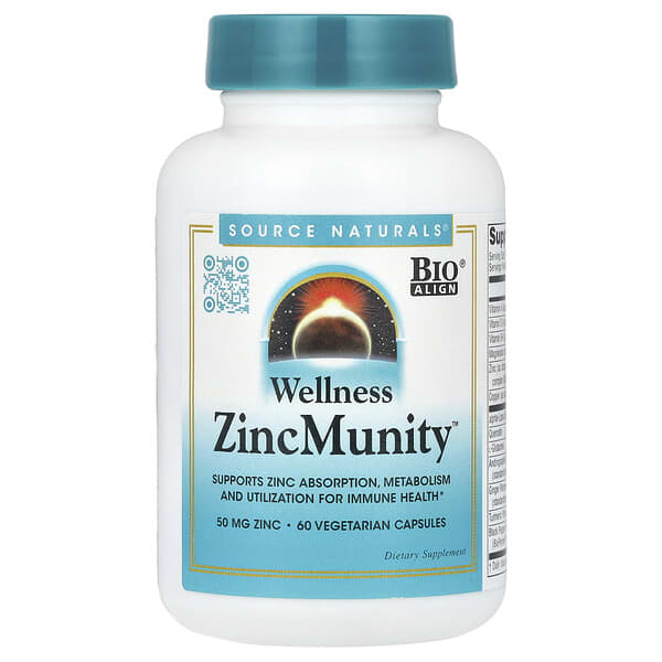 Wellness ZincMunity™, 60 Vegetarian Capsules