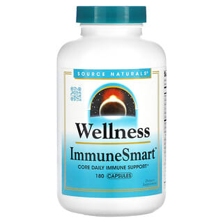 Source Naturals, Wellness，ImmuneSmart，180 粒胶囊