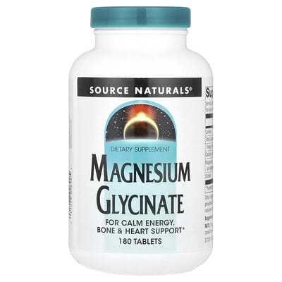 Source Naturals, Magnesium Glycinate, 180 Tablets