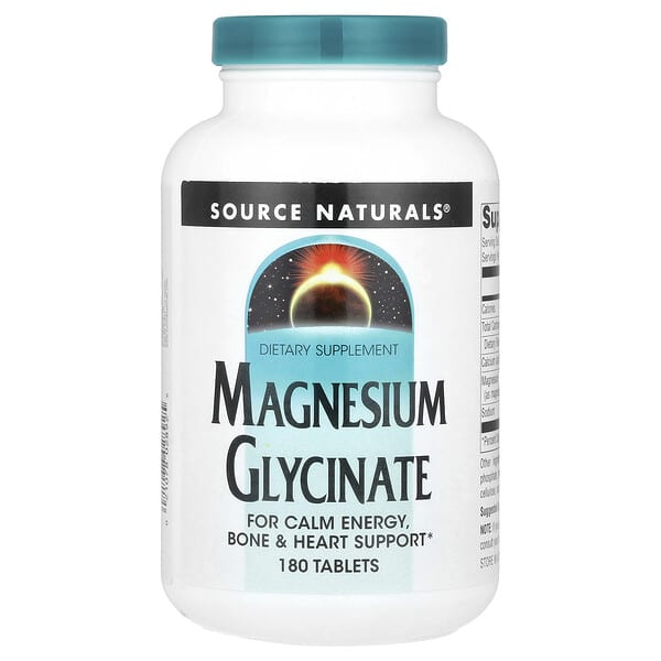 Magnesium Glycinate, 180 Tablets