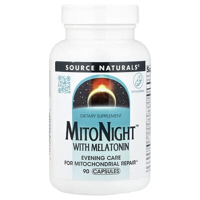 Source Naturals, MitoNight™ With Melatonin, 90 Capsules