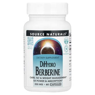 Source Naturals, Dihydroberberine, 200 mg, 60 Capsules