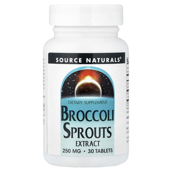Source Naturals, Extrakt z klíčkov brokolice, 30 tabliet