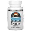 Extrato de Brotos de Brócolis, 250 mg, 60 Comprimidos (125 mg por Comprimido)