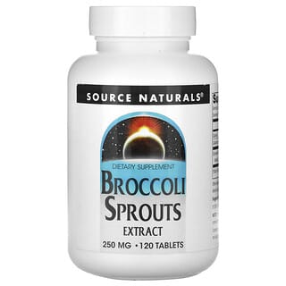 Source Naturals, Brocoli Sprouts Extract, Brokkolisprossenextrakt, 250 mg, 120 Tabletten (126 mg pro Tablette)