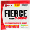 Fierce With T-Drive, Revolutionary T-Boosting Pre-Workout, Tropical Mango, 0.69 oz (19.637 g)