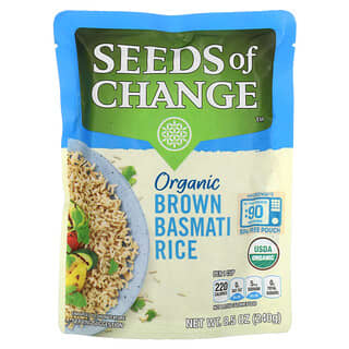 Seeds of Change, Riz basmati brun biologique, 240 g