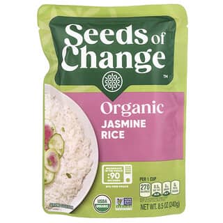 Seeds of Change, Organic Jasmine Rice, Bio-Jasminreis, 240 g (8,5 oz.)