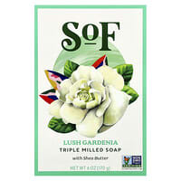 Săpun solid Triple Milled cu unt de shea, Lush Gardenia, 170 g