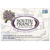 French Milled Bar Soap with Organic Shea Butter, Violet Bouquet, 6 oz (170 g)