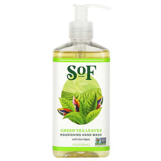 SoF, Pflegendes Handwaschmittel, Grünteeblätter, 236 ml (8 fl. oz.)