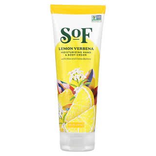 SoF, Moisturizing Hand & Body Cream, Lemon Verbena, 8 fl oz (237 ml)