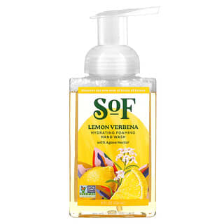 SoF, Hydrating Foaming Hand Wash with Agave Nectar, feuchtigkeitsspendende, schäumende Handseife mit Agavennektar, Zitronenverbene, 236 ml (8 fl. oz.)