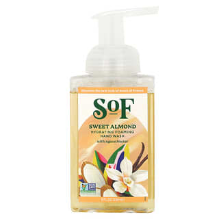 SoF, 補水龍舌蘭花蜜泡沫洗手液，Almond Gourmande，8 液量盎司（236 毫升）
