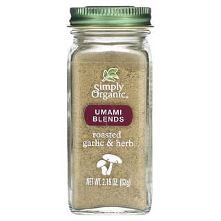 Simply Organic, Mélanges Umami, Ail rôti et herbes, 62 g