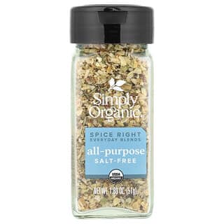 Simply Organic, Spice Right Everyday Blends, universal saltfri, 51 g