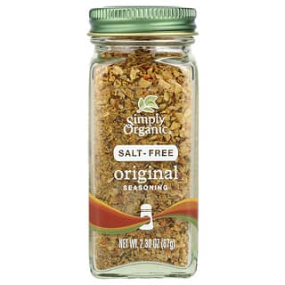 Simply Organic, Původní koření, bez soli, 67 g