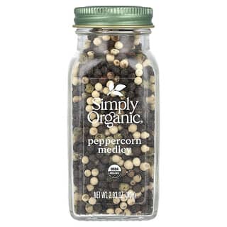 Simply Organic, Peppercorn Medley, Pfefferkorn-Medley, 83 g (2,93 oz.)