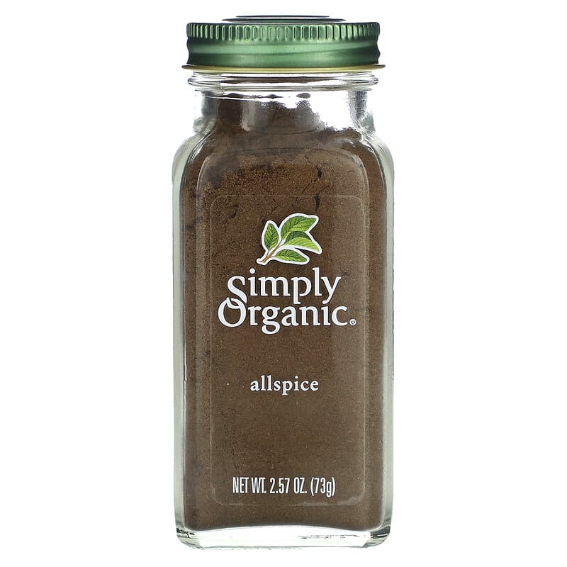 Organic Allspice Whole Berries- Certified USDA Organic- Allspice Seasoning for Baking, Marinades, Pickling, Stews, Sauces, and Beverages, Size: 8 oz.