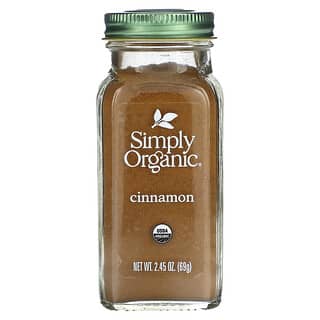 Simply Organic, кориця, 69 г (2,45 унції)