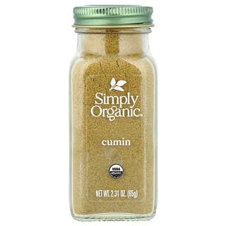 Simply Organic, Тмин, 65 г (2,31 унции)