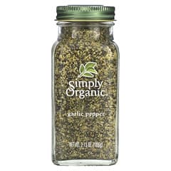Simply Organic, 有机大蒜胡椒配料，3.73盎司（106克）