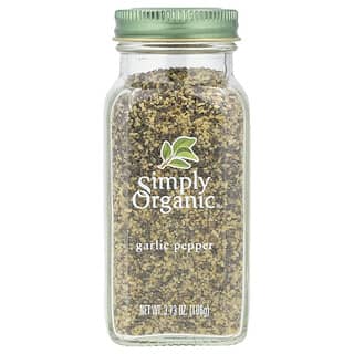 Simply Organic, Poivre à l'ail, 3.73 oz (106 g)