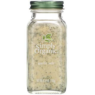 Simply Organic, Sel d'ail, 4,70 oz (133 g)