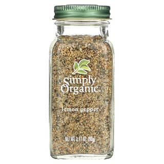 Simply Organic, レモンペッパー、3.17 oz (90 g)