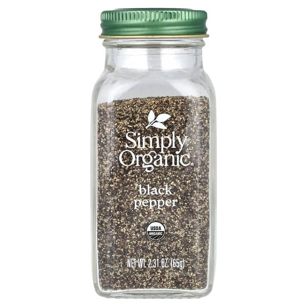 Simply Organic Black Pepper 2 31 Oz 65 G