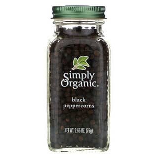 Simply Organic, Black Peppercorns, 2.65 oz (75 g)