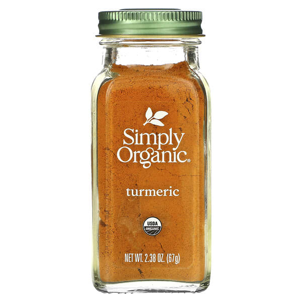 Simply Organic, Cúrcuma, 67 g (2,38 oz)