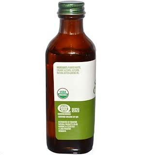 Simply Organic, Экстракт миндаля, 4 жидких унции (118 мл)