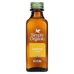Simply Organic, 柠檬香精，2液体盎司（59毫升）