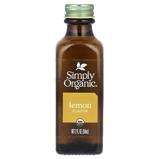Simply Organic, Perisa Lemon, 59 ml (2 ons cairan)