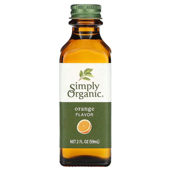 Simply Organic, Sabor a naranja, 59 ml (2 oz. Líq.)