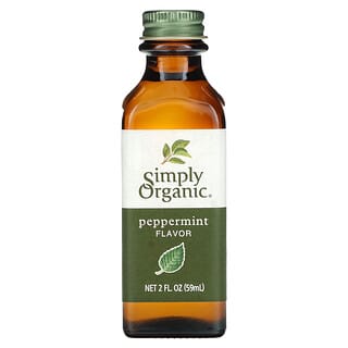 Simply Organic, Peppermint Flavor, 2 fl oz (59 ml)